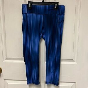 Champion DuoDry + Blue Capri Leggings